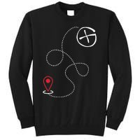 Geocache I Geography Outdoors I Geocaching Tall Sweatshirt