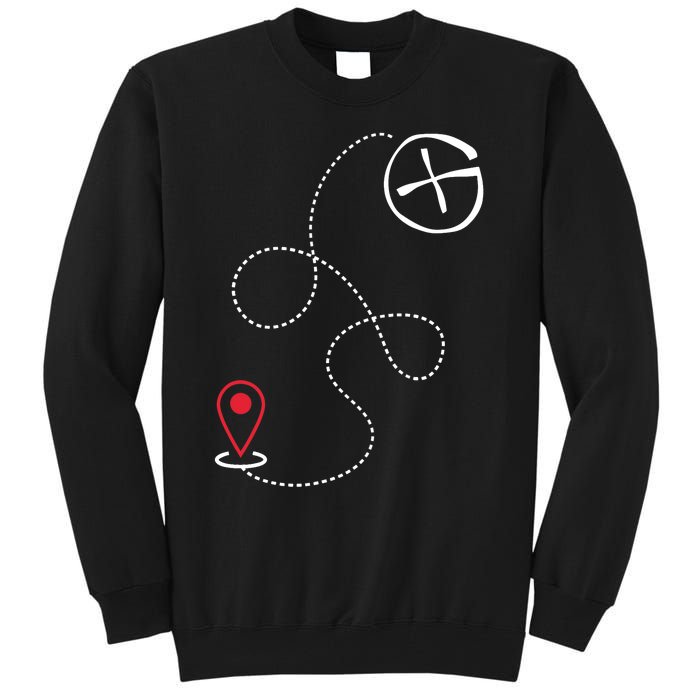 Geocache I Geography Outdoors I Geocaching Tall Sweatshirt