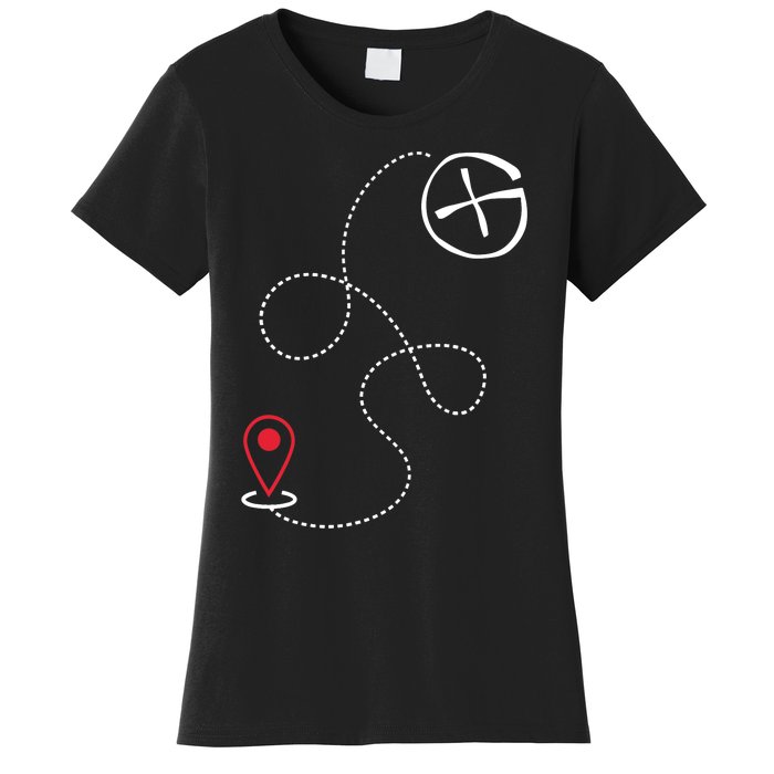 Geocache I Geography Outdoors I Geocaching Women's T-Shirt