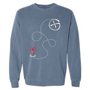 Geocache I Geography Outdoors I Geocaching Garment-Dyed Sweatshirt