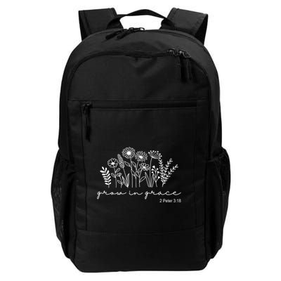 Grow In Grace 2 Peter 3:18 Floral Backpack