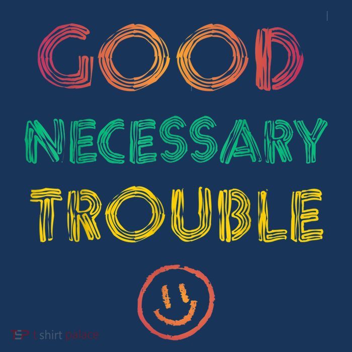 Get In Good Necessary Trouble Progressive Cool Comfort Performance Bucket Hat