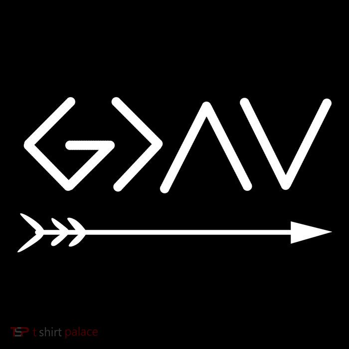 God Is Greater Than The Highs And The Lows Drawstring Bag