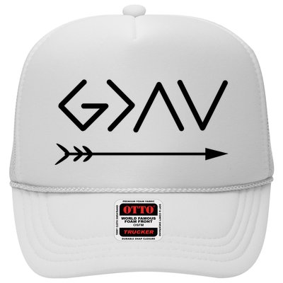 God Is Greater Than The Highs And The Lows Trucker Hat