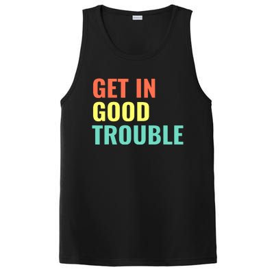 Get In Good Necessary Trouble John Lewis Social Justice Gift PosiCharge Competitor Tank