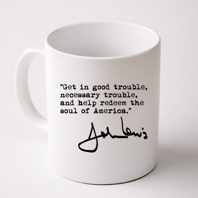 Get In Good Necessary Trouble John Lewis Social Justice Gift Mug