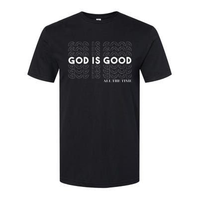 God Is Good Christian Worship PreacherS Softstyle® CVC T-Shirt