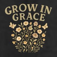 Grow in Grace 7 Panel Mesh Trucker Snapback Hat