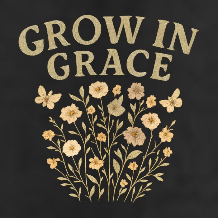 Grow in Grace 7 Panel Mesh Trucker Snapback Hat