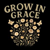 Grow in Grace Drawstring Bag