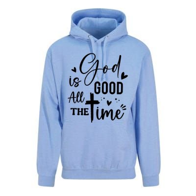 God Is Good All The Time Christian Faith Worship Unisex Surf Hoodie