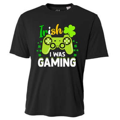 Gamer Irish Games Funny Saint Patrick Day Gamer Cooling Performance Crew T-Shirt