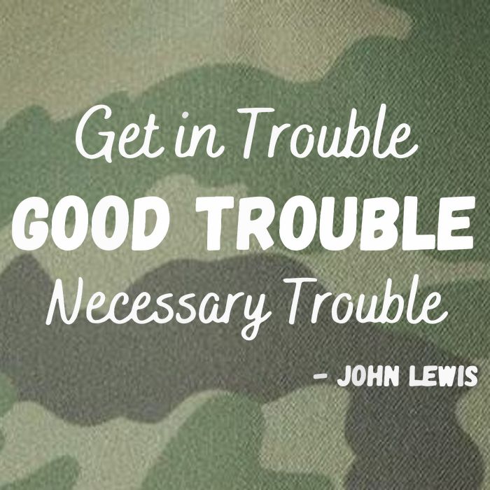 Get In Good Necessary Trouble Civil Rights John Lewis Legacy Tie Dye Trucker Hat