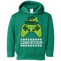 Gamerchaun Irish Gamer Paddys St Patrick Day Toddler Hoodie