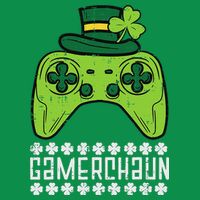 Gamerchaun Irish Gamer Paddys St Patrick Day Toddler Hoodie