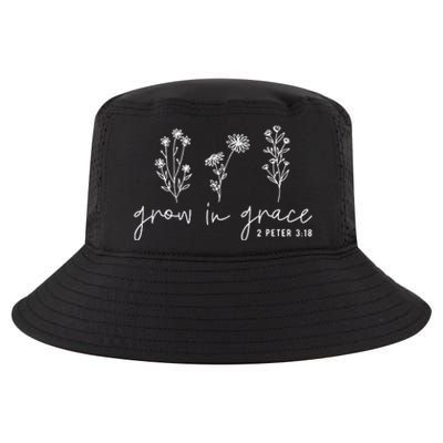 Grow In Grace Christian Easter Day Cool Comfort Performance Bucket Hat