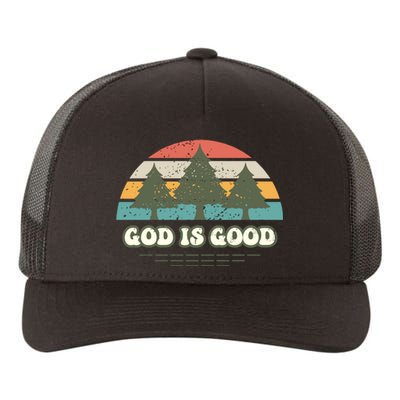 God Is Good Yupoong Adult 5-Panel Trucker Hat