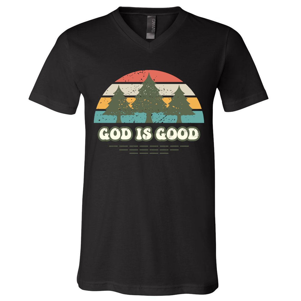God Is Good V-Neck T-Shirt