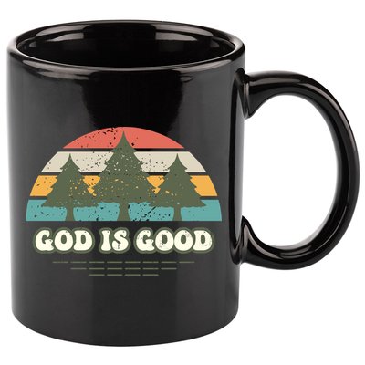 God Is Good 11oz C Handle Ceramic Mug