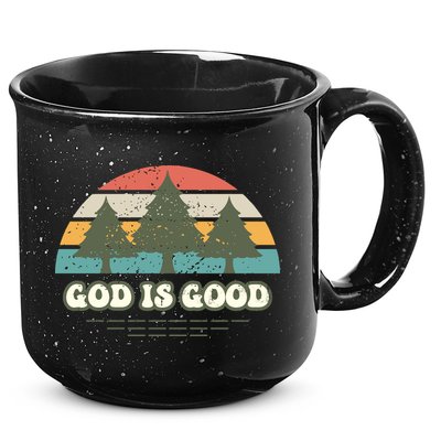 God Is Good 15oz Campfire Ceramic Mug