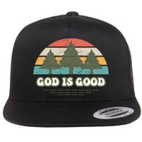God Is Good Flat Bill Trucker Hat