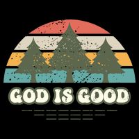 God Is Good Flat Bill Trucker Hat