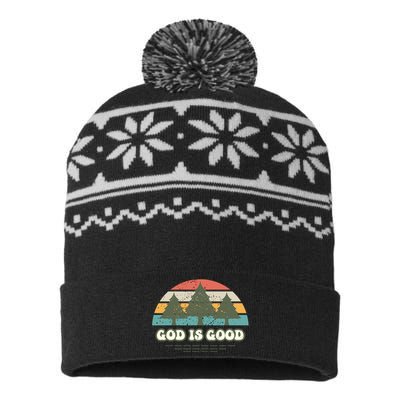 God Is Good USA-Made Snowflake Beanie