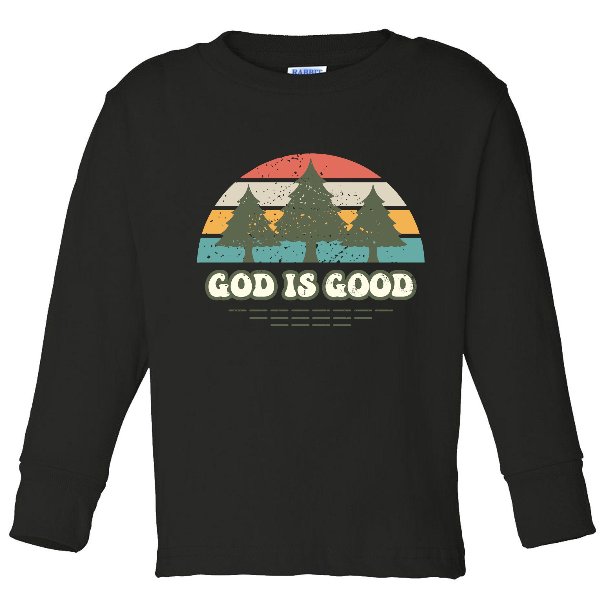 God Is Good Toddler Long Sleeve Shirt