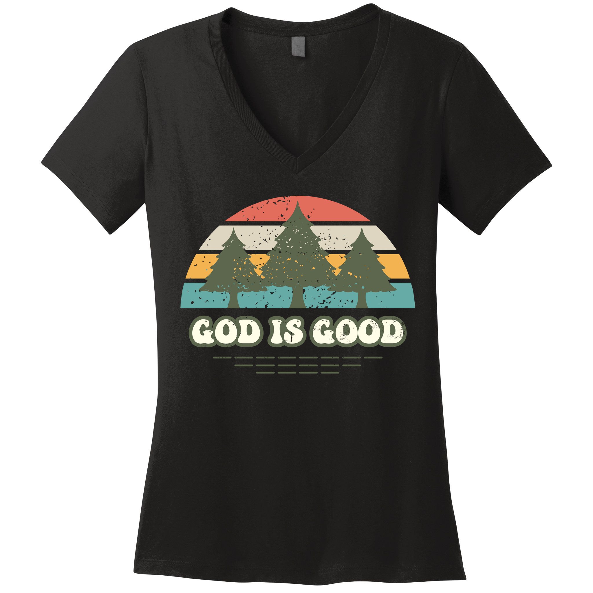 God Is Good Women's V-Neck T-Shirt