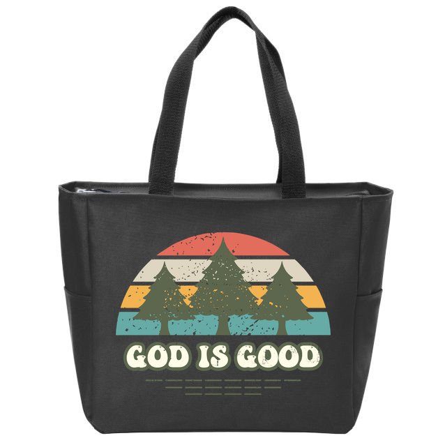 God Is Good Zip Tote Bag