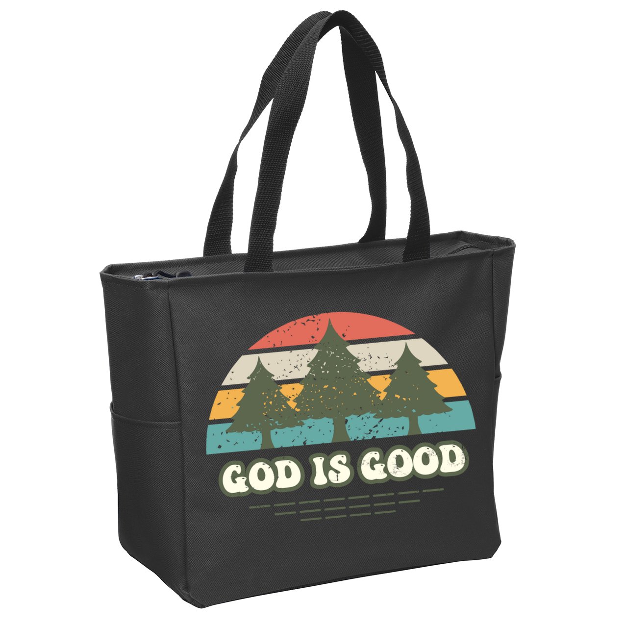 God Is Good Zip Tote Bag