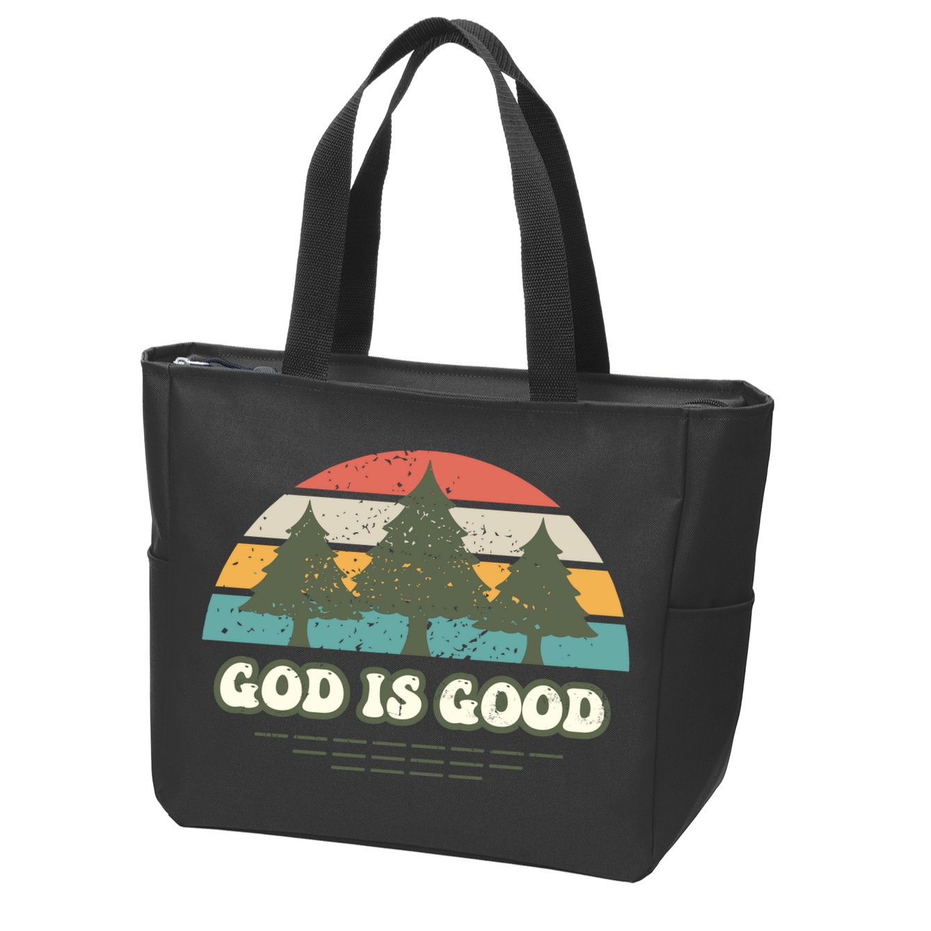 God Is Good Zip Tote Bag