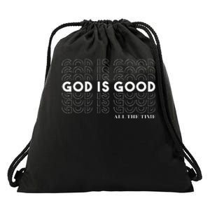 God Is Good Christian Worship PreacherS Classic Fit Crew Neck Short Sleeve Drawstring Bag