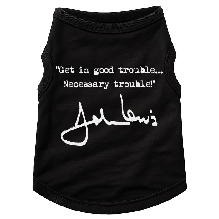 Get In Good Necessary Trouble John Lewis Doggie Tank