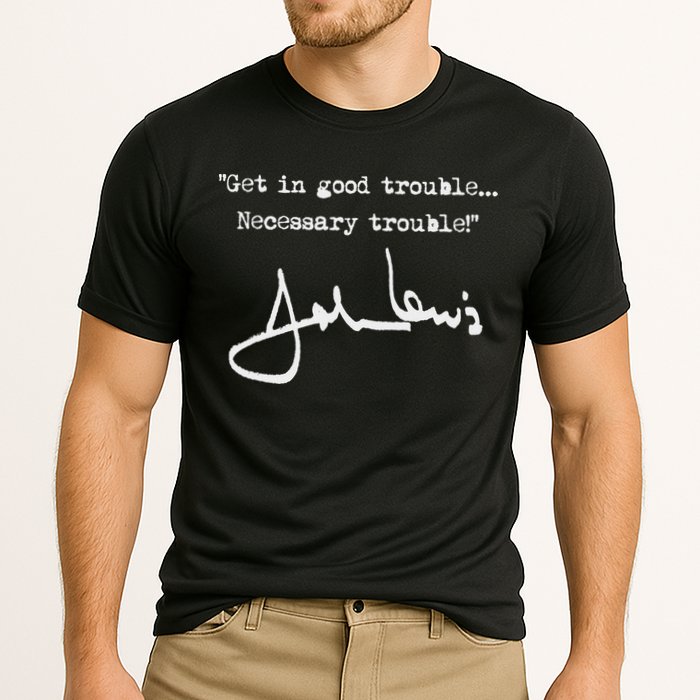 Get In Good Necessary Trouble John Lewis Cooling Performance Crew T-Shirt