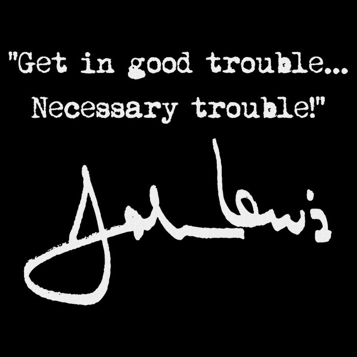 Get In Good Necessary Trouble John Lewis Cooling Performance Crew T-Shirt