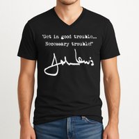Get In Good Necessary Trouble John Lewis V-Neck T-Shirt