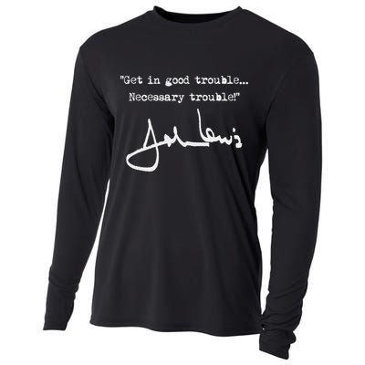 Get In Good Necessary Trouble John Lewis Cooling Performance Long Sleeve Crew