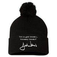 Get In Good Necessary Trouble John Lewis Pom Pom 12in Knit Beanie