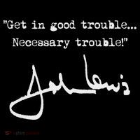Get In Good Necessary Trouble John Lewis Visor