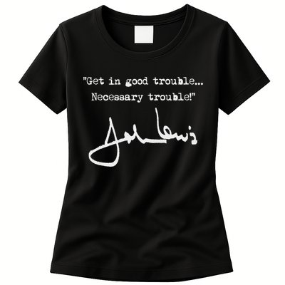 Get In Good Necessary Trouble John Lewis Womens T-Shirt