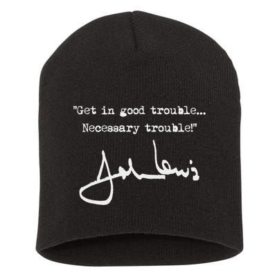 Get In Good Necessary Trouble John Lewis Short Acrylic Beanie