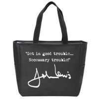 Get In Good Necessary Trouble John Lewis Zip Tote Bag