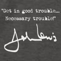 Get In Good Necessary Trouble John Lewis Vector Backpack