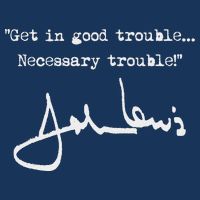 Get In Good Necessary Trouble John Lewis Infant Baby Jersey Bodysuit