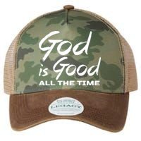 God Is Good All The Time Funny Christian Legacy Tie Dye Trucker Hat