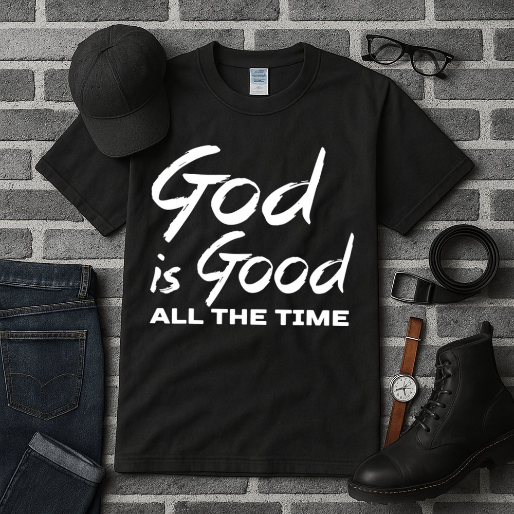 God Is Good All The Time Funny Christian Tall T-Shirt
