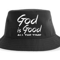 God Is Good All The Time Funny Christian Sustainable Bucket Hat