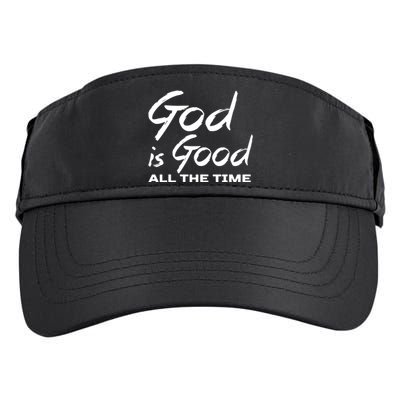 God Is Good All The Time Funny Christian Adult Drive Performance Visor