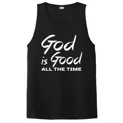 God Is Good All The Time Funny Christian PosiCharge Competitor Tank